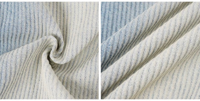 1807 Double Waist Deconstructed Washed Corduroy Jeans