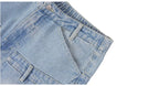 1807 Double Waist Deconstructed Washed Corduroy Jeans