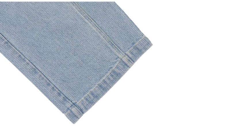 1807 Double Waist Deconstructed Washed Corduroy Jeans
