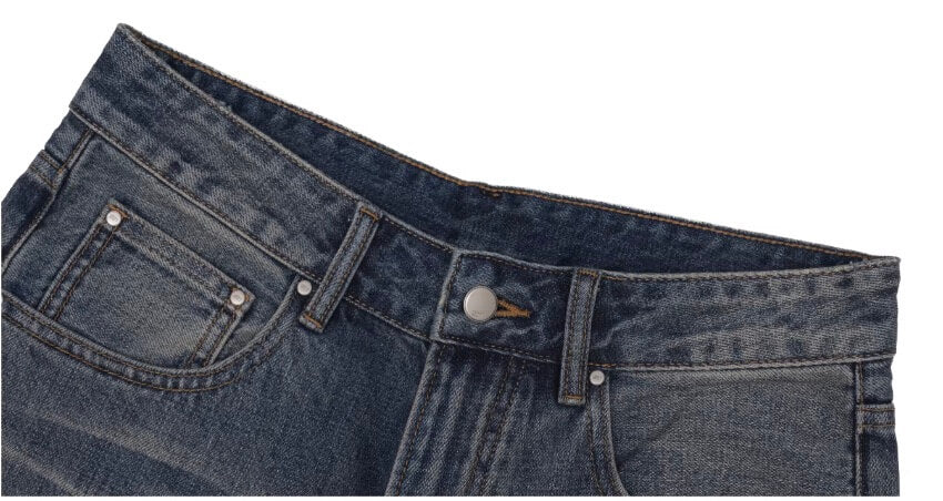 1807 Vintage Washed Basic Straight Jeans