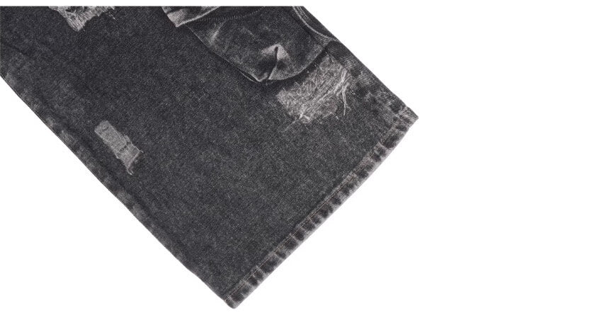 1807 Multi Pocket Digital Print Pants