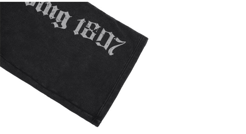 1807 Washed Faded Color Baggy Sweatpants