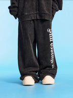 1807 Washed Faded Color Baggy Sweatpants