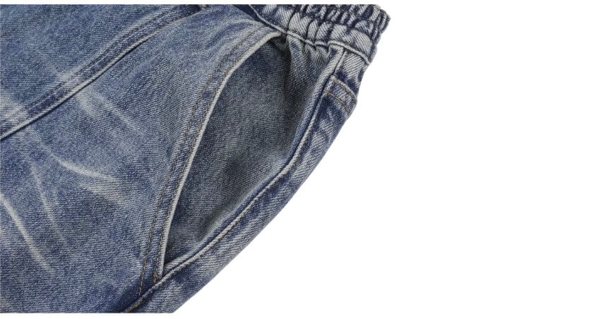 1807 Heavy Washed Whisker Center Stitch Jeans