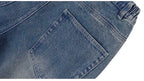 1807 Racing Structured Washed Baggy Jeans
