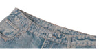 1807 Digital Denim Print Baggy Jeans