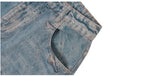 1807 Digital Denim Print Baggy Jeans