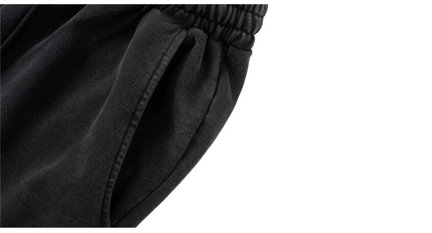 1807 Racing Graffiti Print Washed Baggy Sweatpants