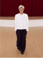 KARMANISTIC Printed Waffle Long Sleeve Tee