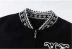 YADcrew 3D Embroidered Pearl Varsity Jacket
