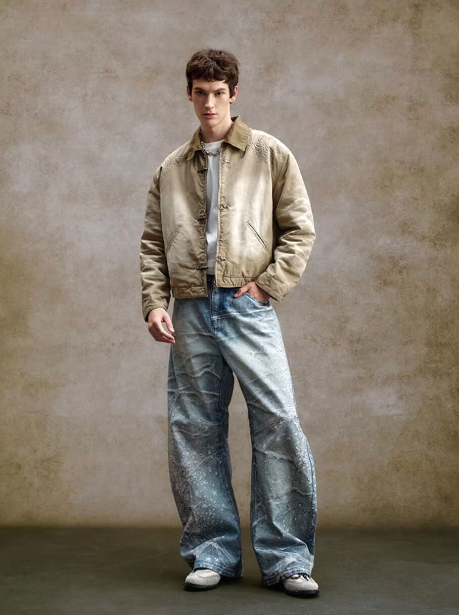 YADcrew Washed Detroit Work Jacket
