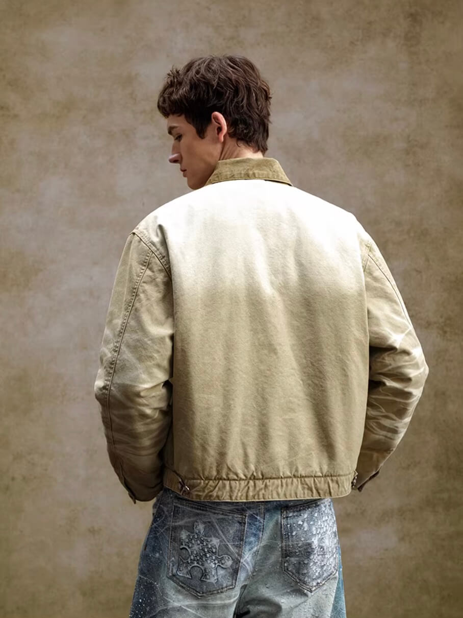 YADcrew Washed Detroit Work Jacket