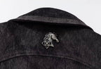 YADcrew Faux Horsehair Racing Jacket