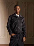 YADcrew Faux Horsehair Racing Jacket