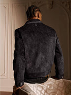 YADcrew Faux Horsehair Racing Jacket