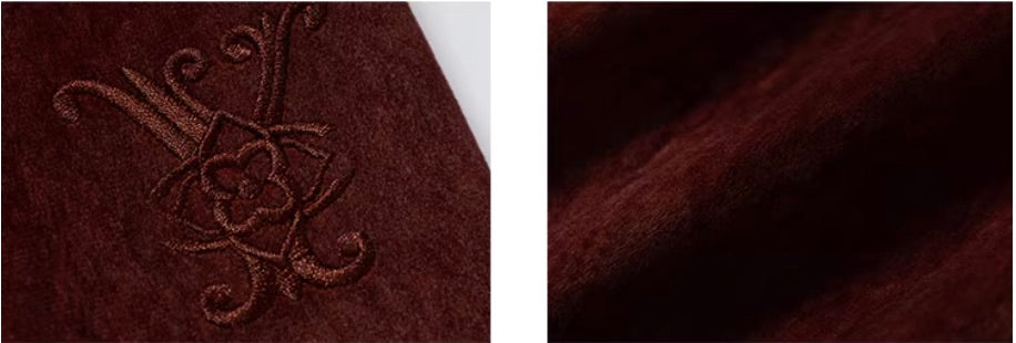 YADcrew Red Faux Horsehair Racing Jacket