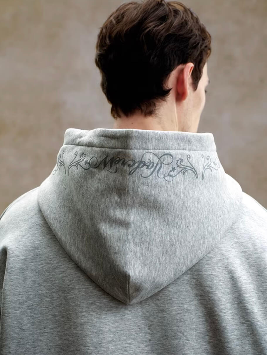 YADcrew Pearl Embellished Candlestick Hoodie