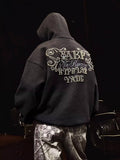YADcrew x BIPOLAR Logo Pearl Embroidered Hoodie