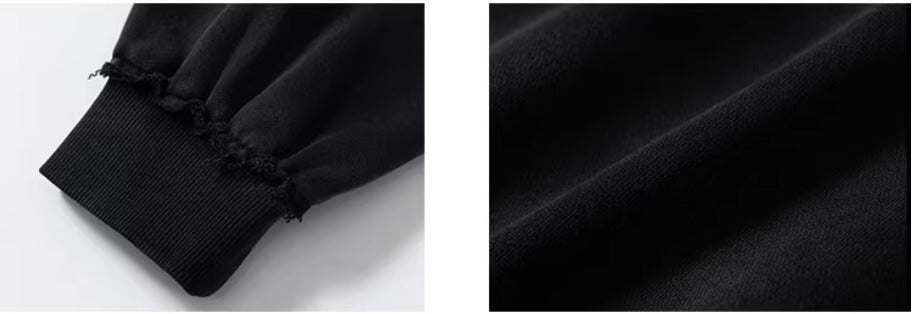 YADcrew Pearl Hood Washed Distressed Hoodie