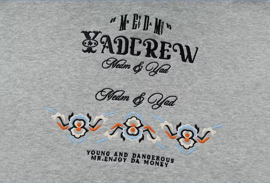 YADcrew x MEDM Ethnic Ribbed Zip Up Hoodie