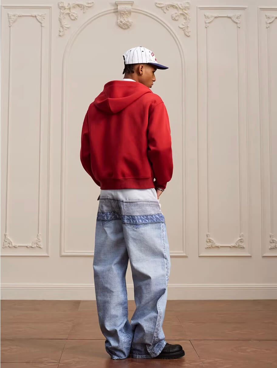 YADcrew Fireworks Pearl Zip Up Hoodie