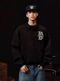 YADcrew x BIPOLAR Pearl Embellished Air Layer Polo Shirt