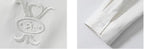 YADcrew Embroidered Lapel Button Up Long Sleeve Shirt