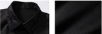 YADcrew Embroidered Lapel Button Up Long Sleeve Shirt
