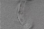 YADcrew Twisted Henley Pinstripe Long Sleeve Tee