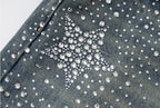 YADcrew Jeweled Rhinestone Star Washed Jeans