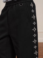 YADcrew Cross Track Pearl Sweatpants