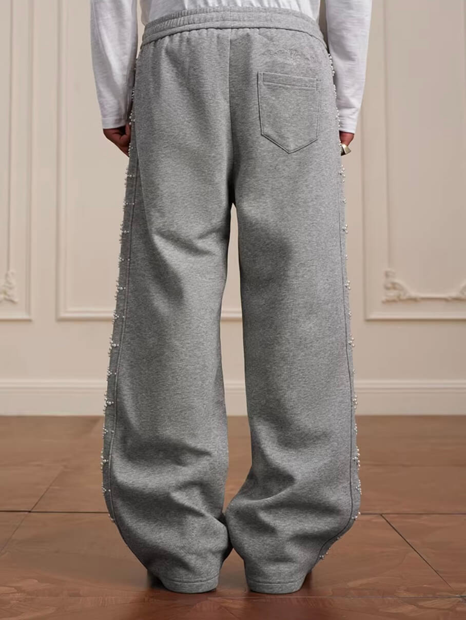 YADcrew Cross Track Pearl Sweatpants