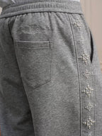 YADcrew Cross Track Pearl Sweatpants