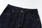 YADcrew Glitter Suede Leather Melting Pocket Jeans