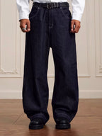 YADcrew Glitter Suede Leather Melting Pocket Jeans