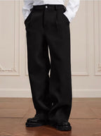 YADcrew Pearl Belt Suit Pants