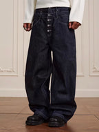 YADcrew Double Waist Buttoned Jeans