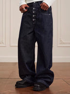 YADcrew Double Waist Buttoned Jeans