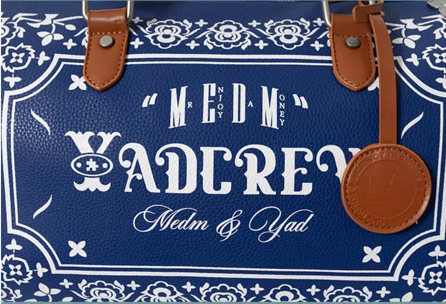 YADcrew x MEDM PU Leather Weekender Bag