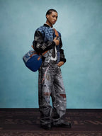 YADcrew x MEDM PU Leather Weekender Bag