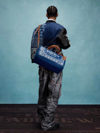 YADcrew x MEDM PU Leather Weekender Bag