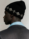 YADcrew Pearl Embellished Knit Beanie