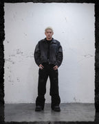 UNDERWATER Dying Art Gradient Washed Aged Detroit Jacket