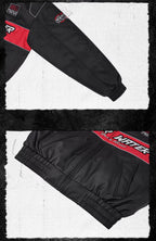 UNDERWATER Hell Badge Embroidered Racing Bomber Jacket