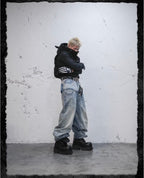UNDERWATER Demon Horn Removable Hood Down Vest