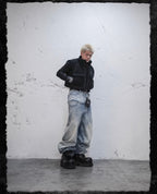 UNDERWATER Demon Horn Removable Hood Down Vest