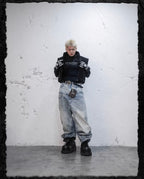 UNDERWATER Demon Horn Removable Hood Down Vest
