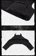 UNDERWATER Demon Horn Removable Hood Down Vest
