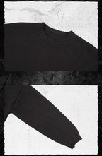 UNDERWATER Ribbon Tape Distressed Knit Sweater