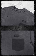 UNDERWATER Sun Faded Pocket Vintage Wash Long Sleeve Tee
